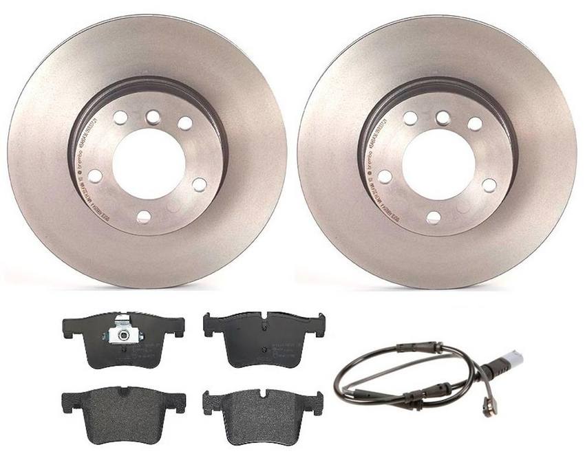 BMW Brembo Brake Kit - Pads and Rotors Front (312mm) (Low-Met) 34356792289 - Brembo 1529529KIT